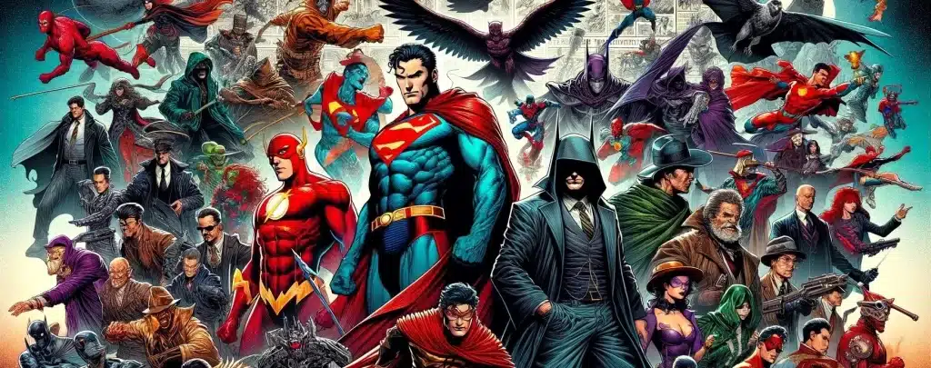 photo illustration univers dc comics pour pop culture
