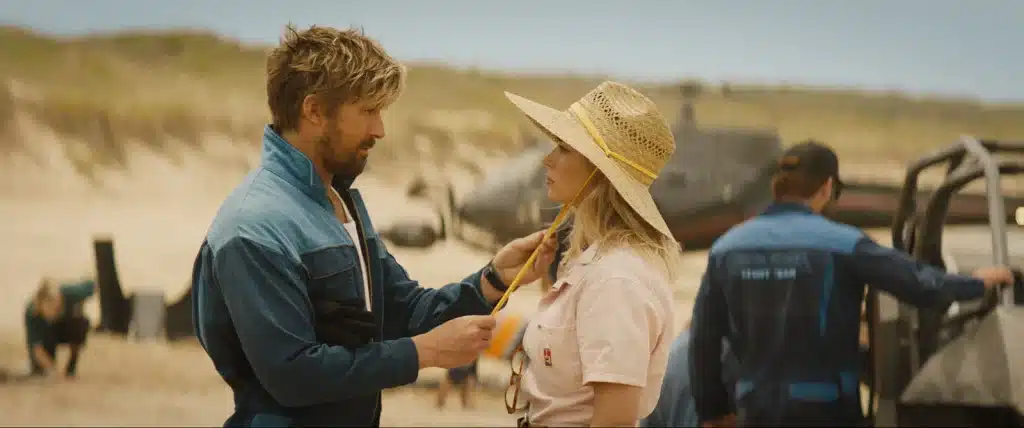 photo du film the fall guy avec ryan gosling et emily blunt