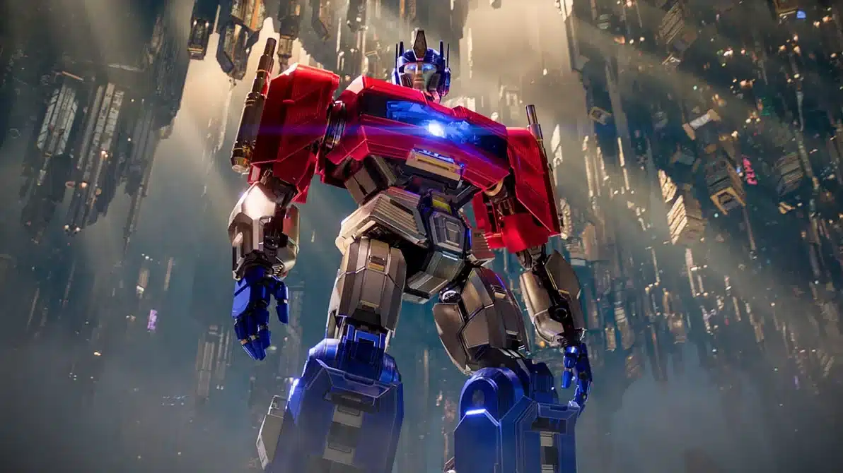 photo transformers : le commencement avec Chris Hemsworth et Scarlett Johansson
