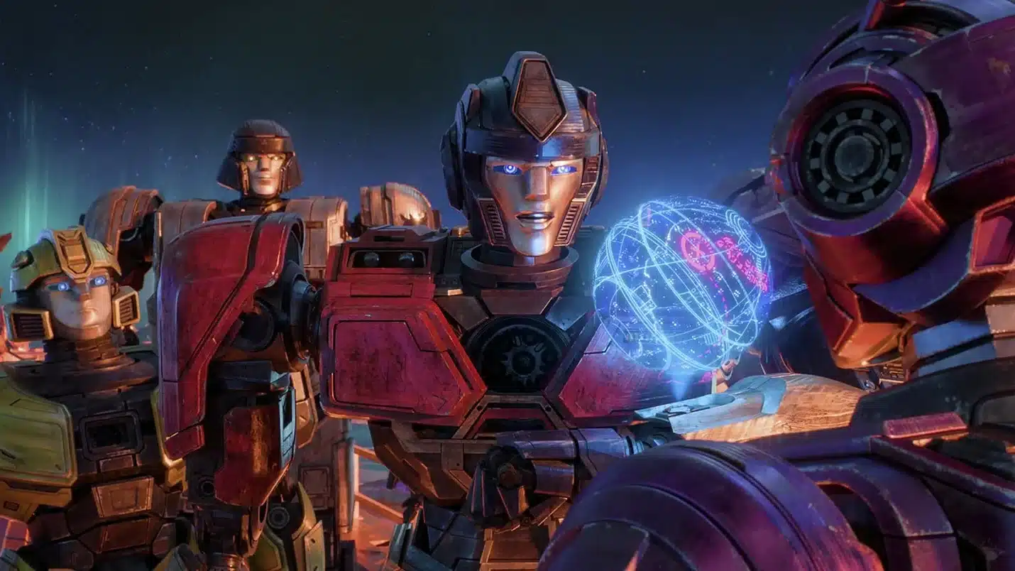 photo transformers : le commencement avec Chris Hemsworth et Scarlett Johansson