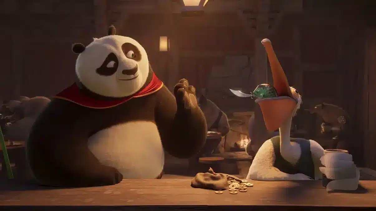 photo kung fu panda 4 avec Jack Black