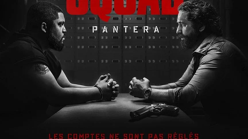 poster criminal squad 2 : pantera de Christian Gudegast avec Gerard Butler, O'Shea Jackson Jr., Evin Ahmad