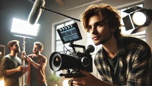 image équipe de tournage pour faire connaître un film ou court-métrage de la page actu geek