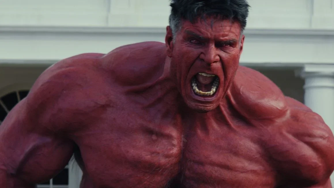photo Red Hulk dans Captain America: brave new world réalisé par Julius Onah avec Anthony Mackie, Harrison Ford, Danny Ramirez