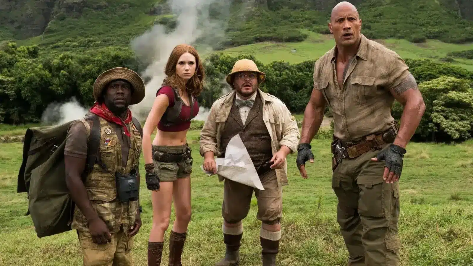 photo Jumanji : Bienvenue dans la jungle – 3ème meilleur film parmi les meilleurs films avec Dwayne Johnson, Kevin Hart, Jack Black et Karen Gillan
