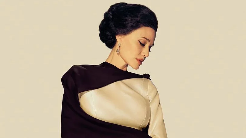 poster film maria de Pablo Larraín avec Angelina Jolie, Pierfrancesco Favino, Alba Rohrwacher