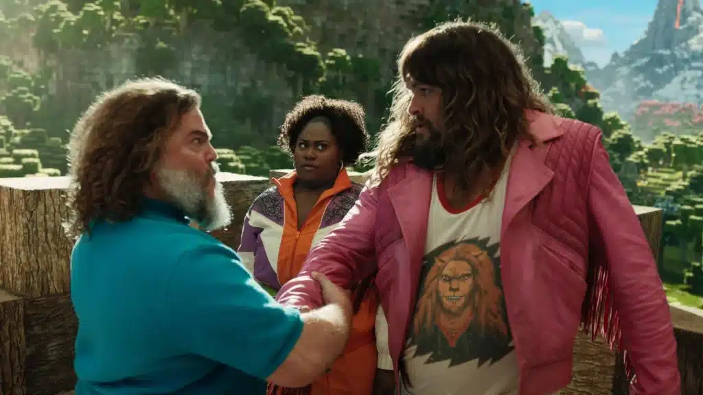 photo film Minecraft : le film réalisé par Jared Hess avec Jack Black, Jason Momoa, Danielle Brooks, Emma Myers et Sebastian Eugene Hansen
