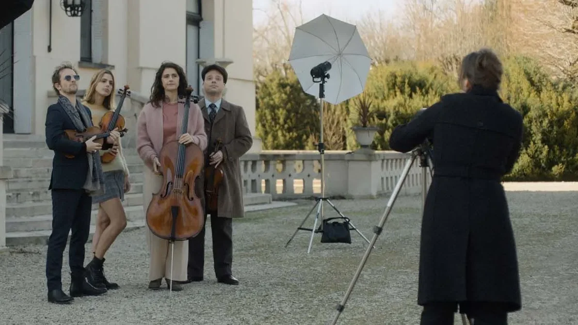 photo film les musiciens réalisé par Grégory Magne avec Valérie Donzelli, Frédéric Pierrot, Mathieu Spinosi, Emma Ravier, Daniel Garlitsky, Marie Vialle
