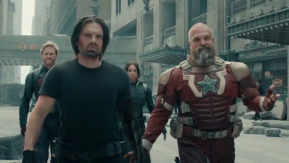 photo thunderbolts* avec Sebastian Stan, David Harbour, Wyatt Russell, Hannah John-Kamen, Florence Pugh, Olga Kurylenko 