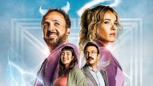 poster anges & cie réalisé par Vladimir Rodionov avec Élodie Fontan, Romain Lancry, Shirine Boutella, Paul Deby, Carlito, Mcfly